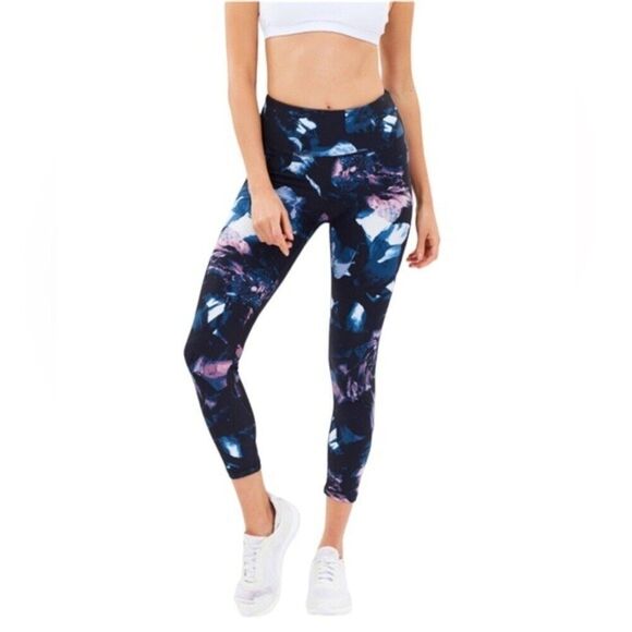 CALVIN KLEIN PERFORMANCE PRINTED CROPPED LEGGINGS SIZE M - Picture 2 of 5